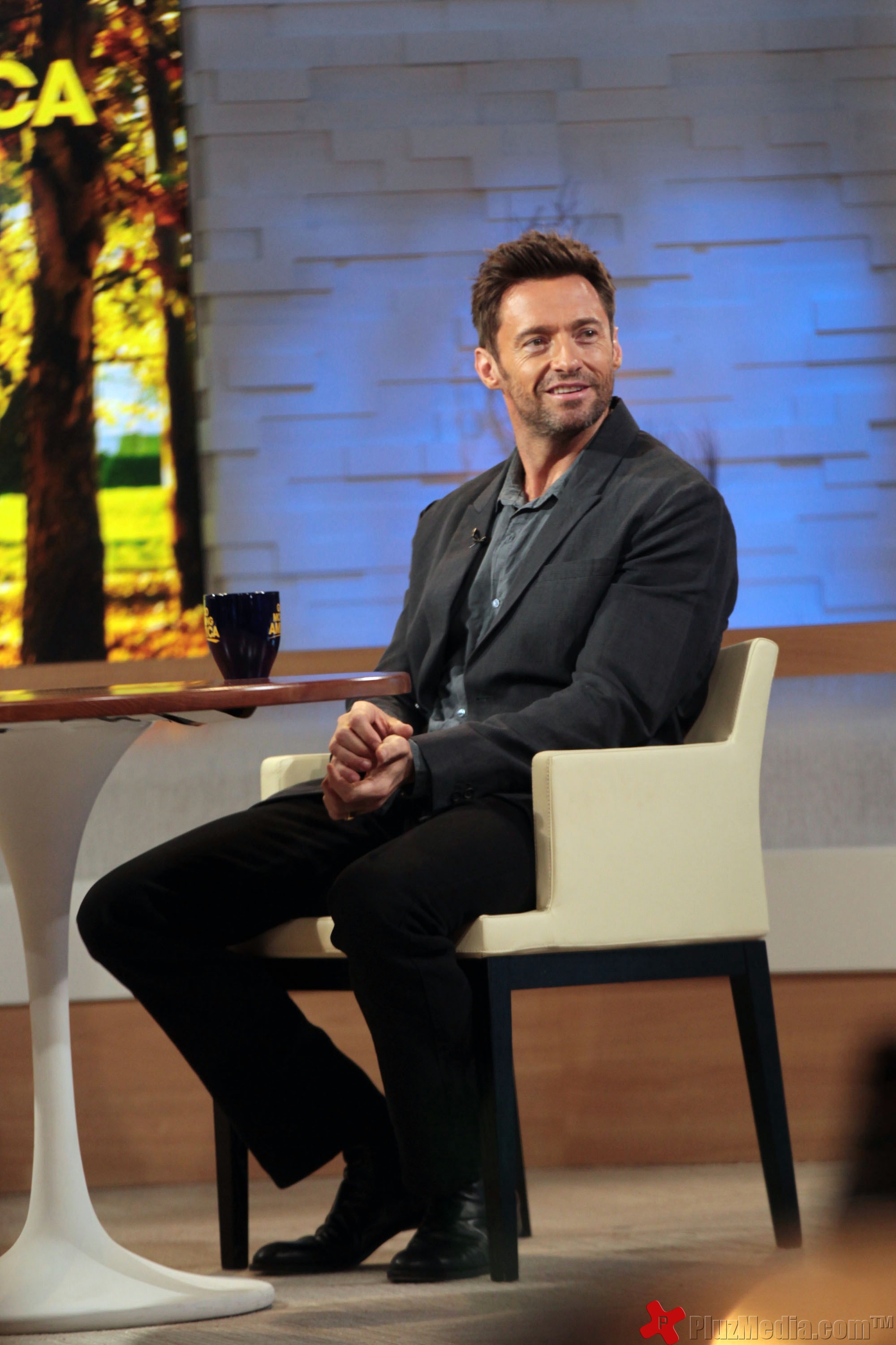 Hugh Jackman at ABC studios for an appearance on 'Good Morning America' | Picture 94554